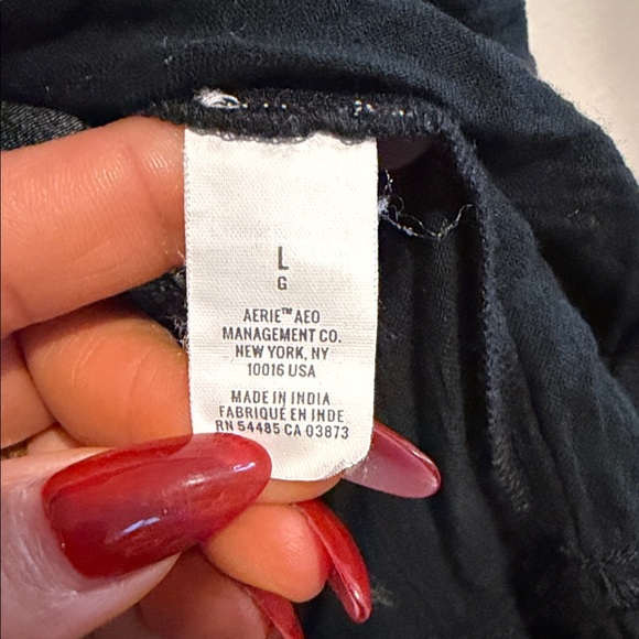 Aerie Elegant Black Swim Cover-Up - Picture 4 of 8